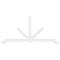 Ekena Millwork Vanguard Architectural Grade PVC Gable Bracket, 84"W x 38 1/2"H x 2"D x 4"F, 11/12 Pitch GBP084X39X0204VAN00 - alternate 3